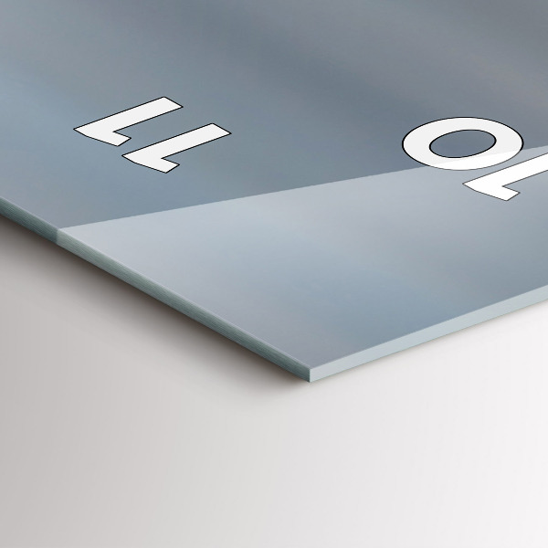 Reloj vertical La bandera estadounidense ondeando - espejomat.es