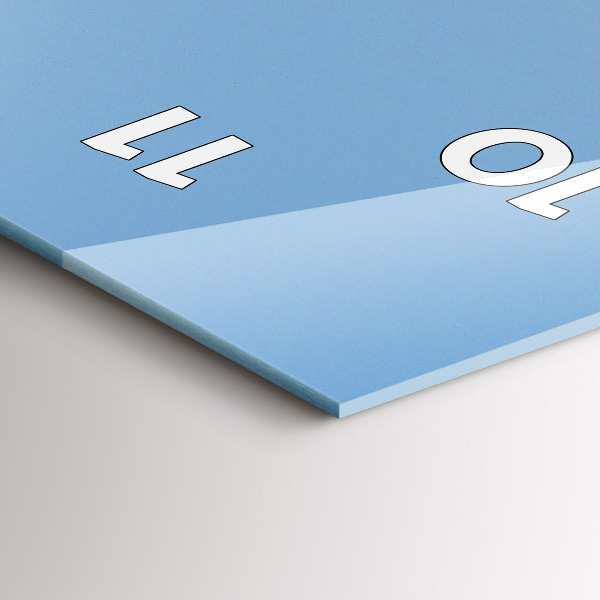 Reloj vertical Barco flotante en el océano - espejomat.es