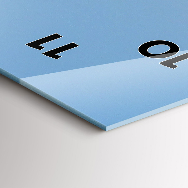 Reloj vertical Barco flotante en el océano - espejomat.es