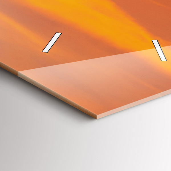 Reloj vertical Lago Balaton al atardecer - espejomat.es