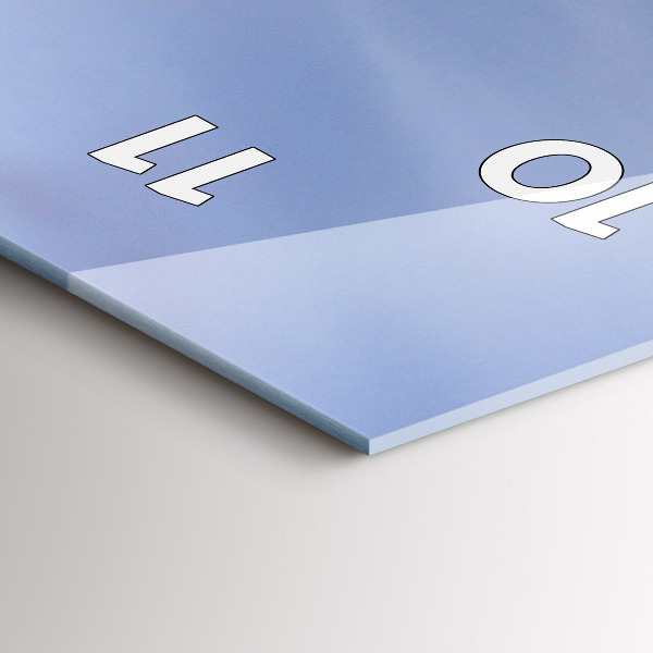 Reloj vertical Atardecer en la ciudad - espejomat.es