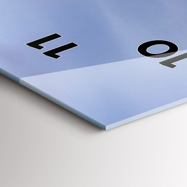 Reloj vertical Atardecer en la ciudad - espejomat.es