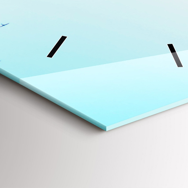 Reloj de vidrio vertical Plaza de España en Sevilla - espejomat.es