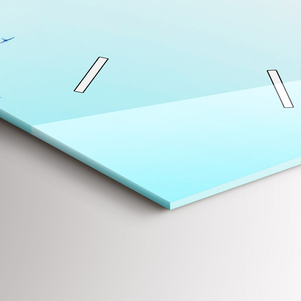 Reloj de vidrio vertical Plaza de España en Sevilla - espejomat.es