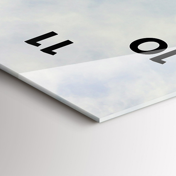 Reloj de vidrio vertical Mirador en Sevilla - espejomat.es