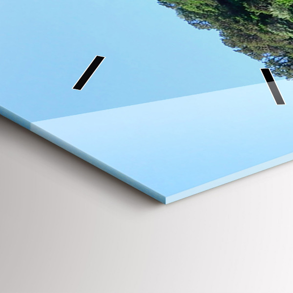 Reloj de cristal vertical Cueva submarina - espejomat.es