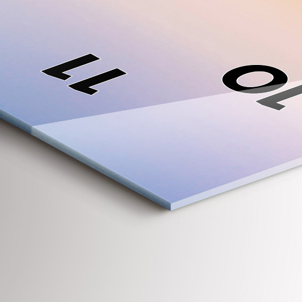 Reloj vertical Paisaje marino - espejomat.es