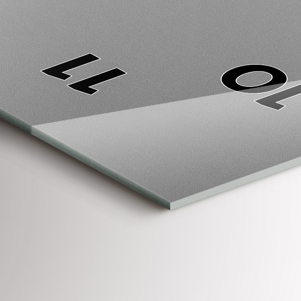 Reloj de vidrio vertical Arquitectura en Amsterdam - espejomat.es