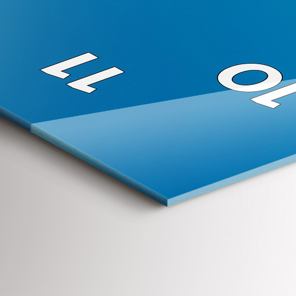 Reloj de cristal vertical Acantilados de Dubrovnik - espejomat.es