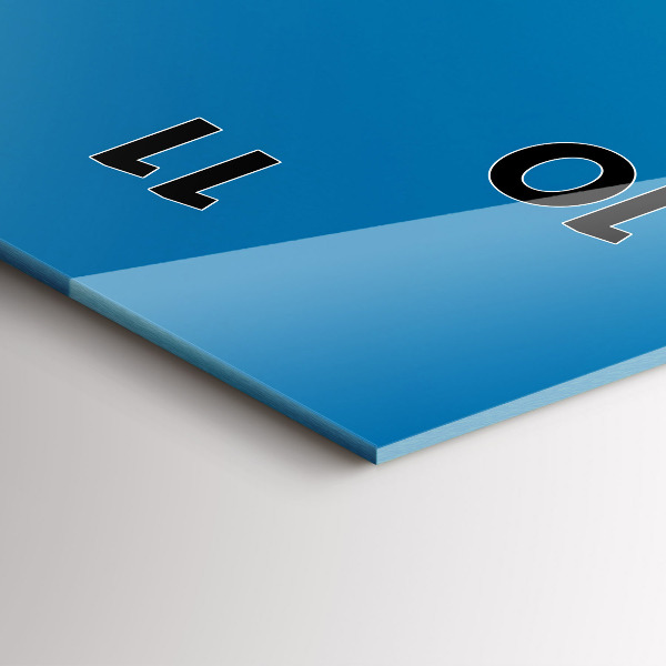 Reloj de cristal vertical Acantilados de Dubrovnik - espejomat.es