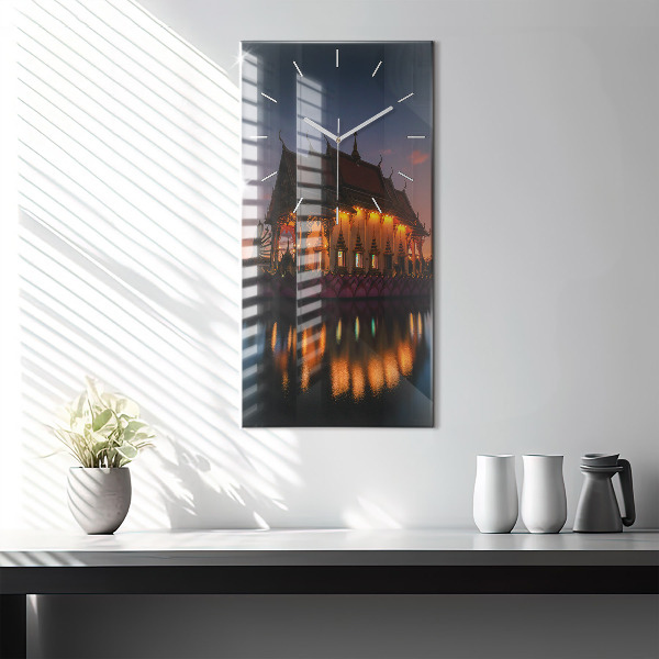 Reloj vertical Templo en Bangkok - espejomat.es