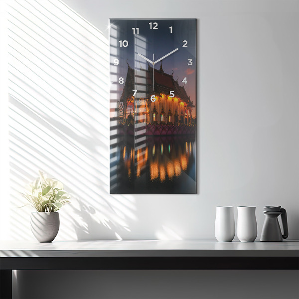 Reloj vertical Templo en Bangkok - espejomat.es