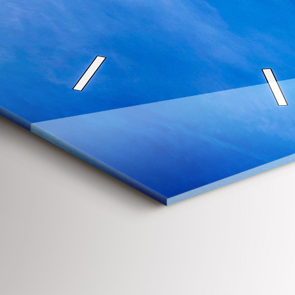 Reloj de vidrio vertical Phuket en Tailandia - espejomat.es