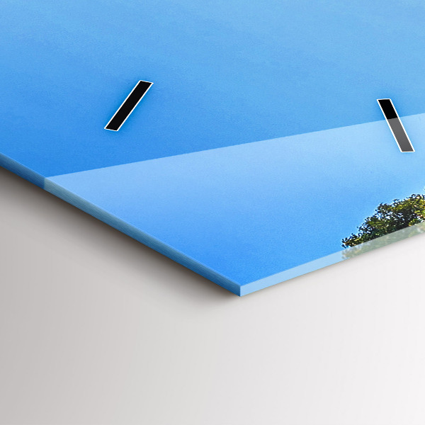 Reloj de vidrio vertical Parque Surat Thani Tailandia - espejomat.es