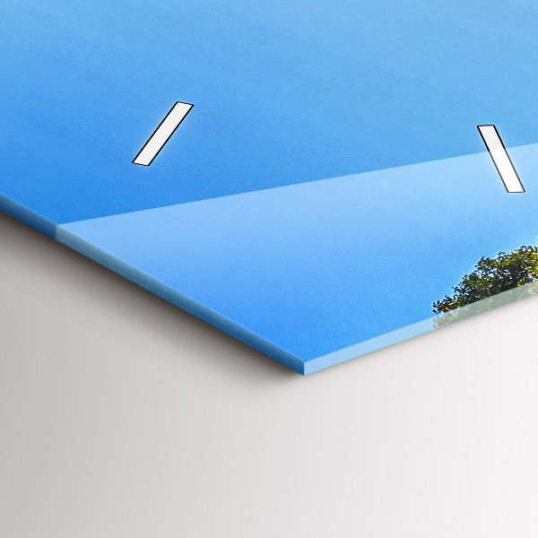 Reloj de vidrio vertical Parque Surat Thani Tailandia - espejomat.es