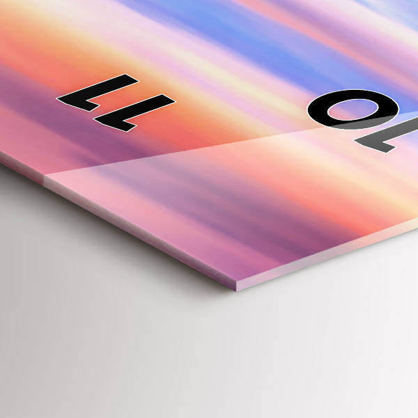 Reloj de cristal vertical Cascada de Godafoss Islandia - espejomat.es