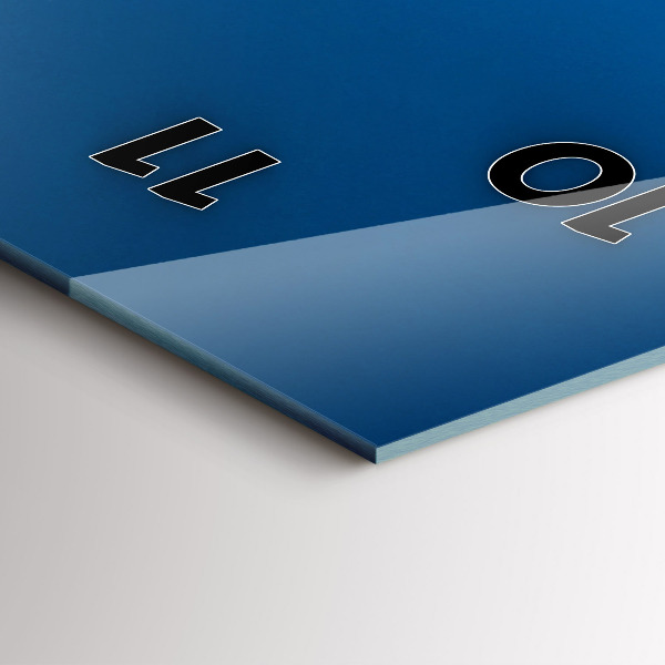 Reloj de vidrio vertical Puente Golden Gate - espejomat.es