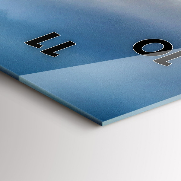 Reloj de vidrio vertical Lago Jokulsarlon Islandia - espejomat.es