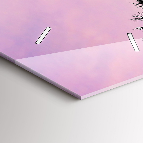 Reloj vertical Puesta de sol en Los Ángeles - espejomat.es