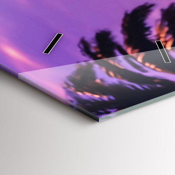 Reloj vertical Puesta de sol en Los Ángeles - espejomat.es