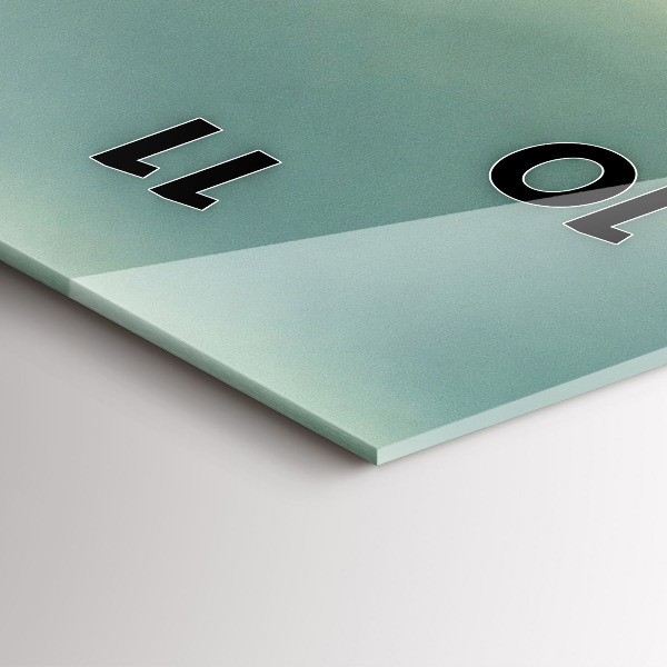 Reloj vertical Amanecer Beskids - espejomat.es