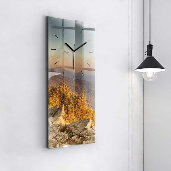 Reloj vertical Montañas Bieszczady - espejomat.es