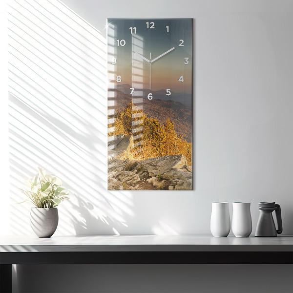Reloj vertical Montañas Bieszczady - espejomat.es