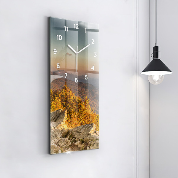 Reloj vertical Montañas Bieszczady - espejomat.es