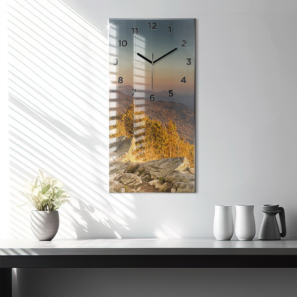 Reloj vertical Montañas Bieszczady - espejomat.es