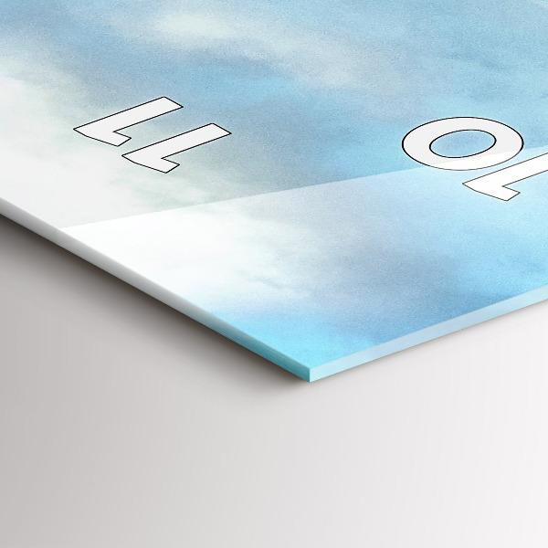 Reloj de vidrio vertical Paisaje de montaña en otoño - espejomat.es