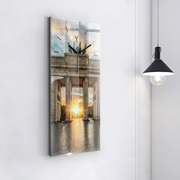 Reloj vertical Puerta de Brandemburgo en Berlín - espejomat.es
