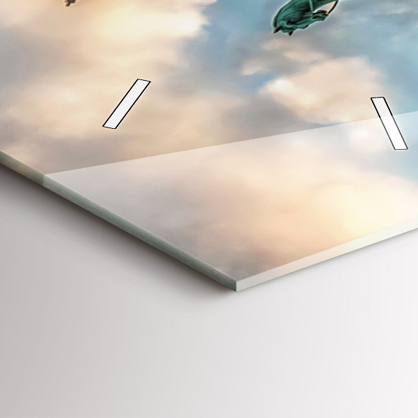 Reloj vertical Puerta de Brandemburgo en Berlín - espejomat.es