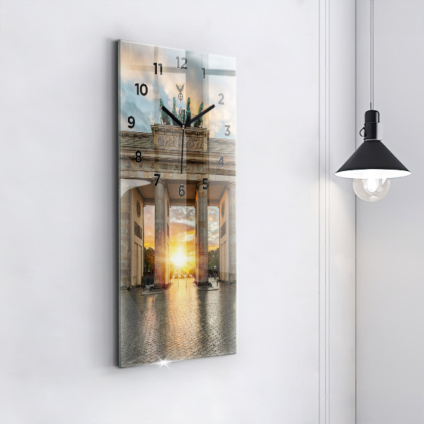 Reloj vertical Puerta de Brandemburgo en Berlín - espejomat.es