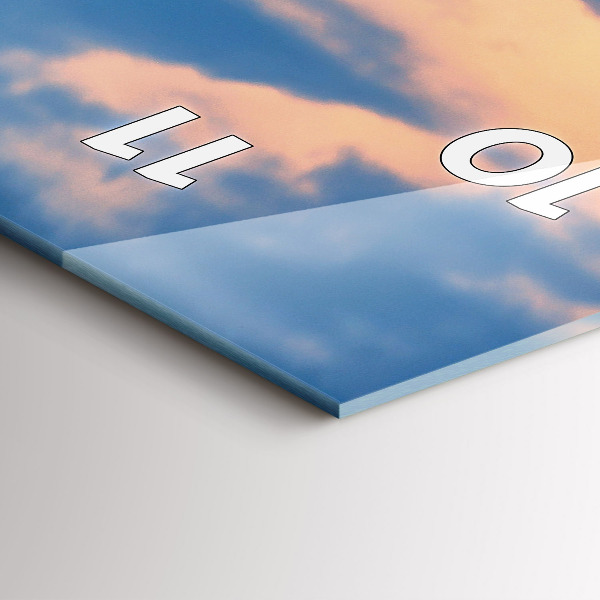 Reloj vertical Vista del ayuntamiento - espejomat.es