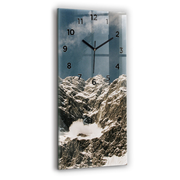 Reloj de vidrio vertical Montañas Watzmann - espejomat.es