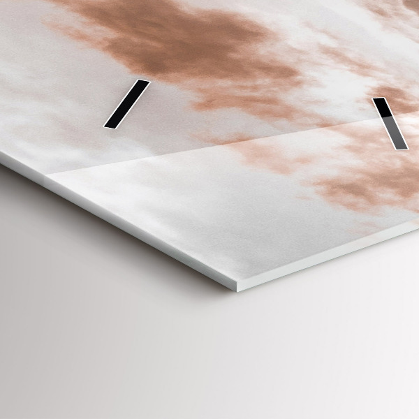 Reloj de cristal vertical Castillo de Spiš en Eslovaquia - espejomat.es