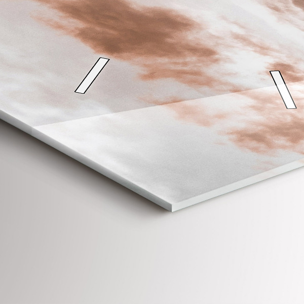 Reloj de cristal vertical Castillo de Spiš en Eslovaquia - espejomat.es