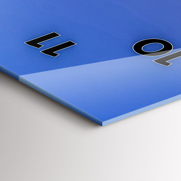 Reloj de cristal vertical Ciudad iluminada de noche - espejomat.es