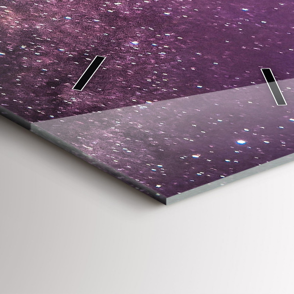 Reloj de cristal vertical Paisaje de montaña - espejomat.es