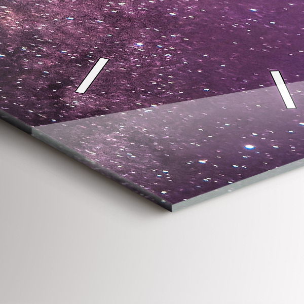 Reloj de cristal vertical Paisaje de montaña - espejomat.es