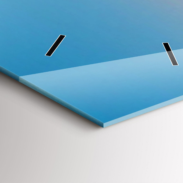 Reloj de vidrio vertical Montañas en San Antonio USA - espejomat.es