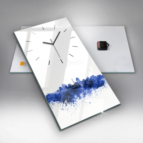 Reloj vertical Acuarela de San Antonio - espejomat.es