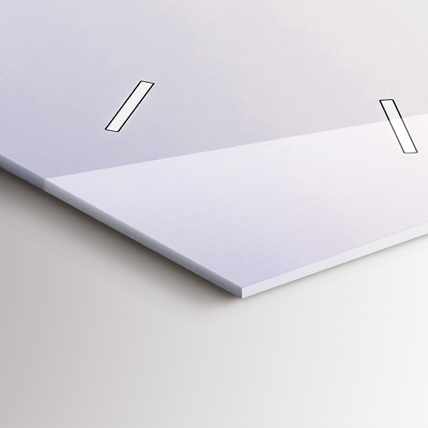 Reloj de cristal vertical Lago y montañas de los Pirineos - espejomat.es