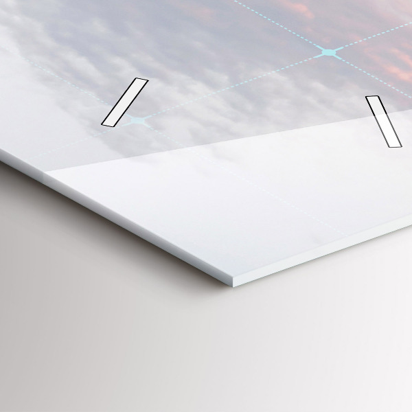 Reloj de vidrio vertical Rascacielos en Filadelfia - espejomat.es