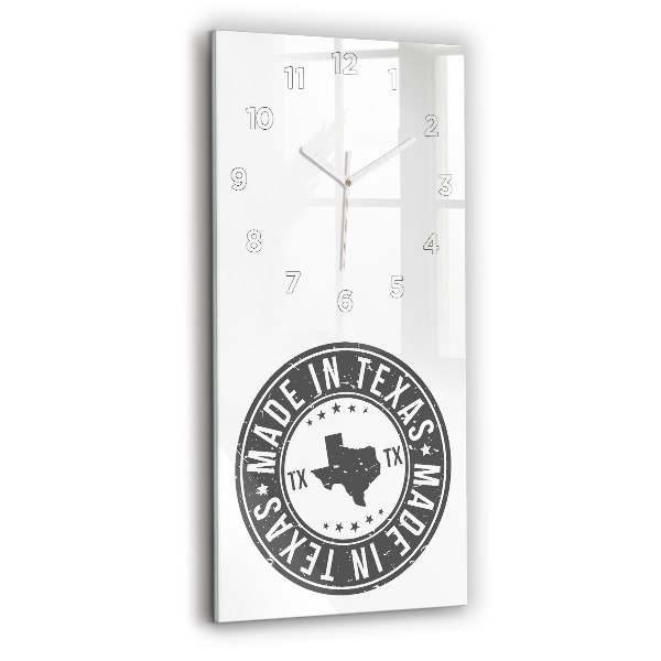 Reloj vertical Sello de Texas - espejomat.es