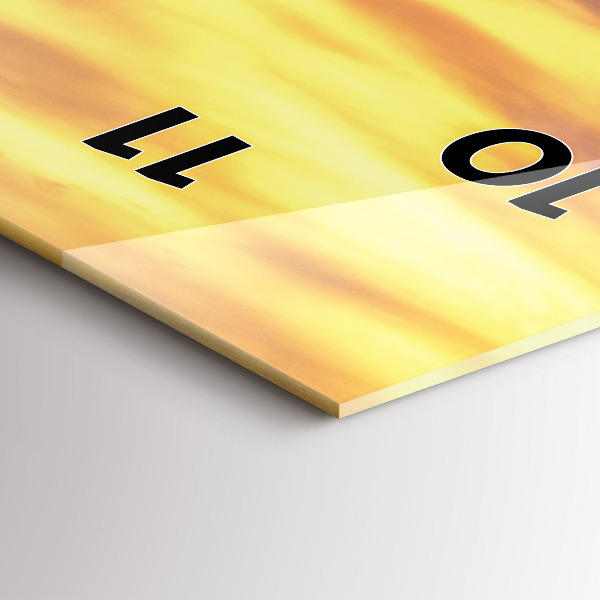 Reloj de cristal vertical Puente de San Francisco - espejomat.es