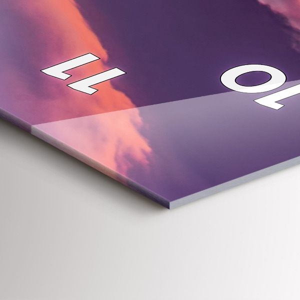 Reloj vertical Amanecer en California - espejomat.es