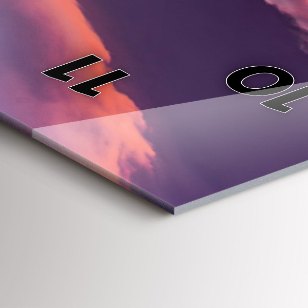 Reloj vertical Amanecer en California - espejomat.es