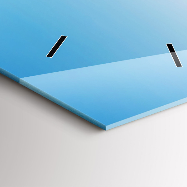 Reloj de cristal vertical Glaciar del Mont Blanc Chamonix - espejomat.es