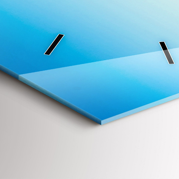 Reloj vertical Esquiador en los Alpes - espejomat.es